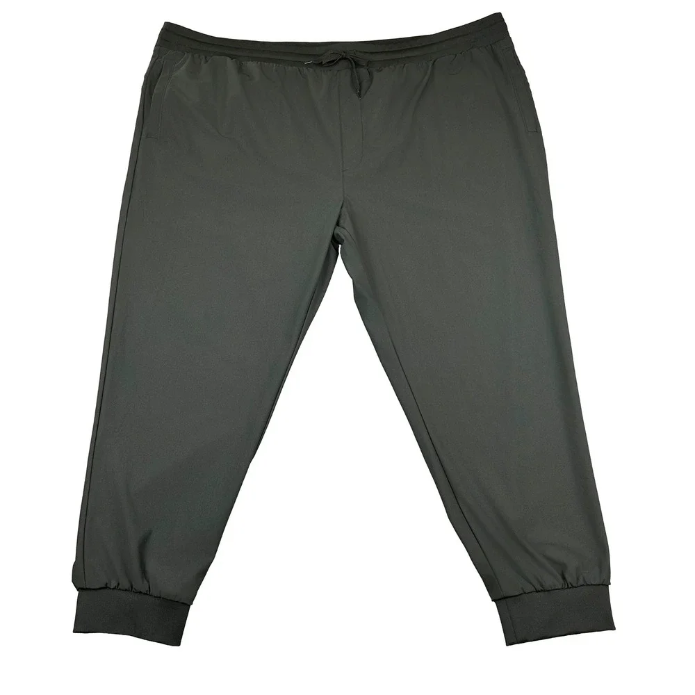 Society of One DXL Mens 4XL Hybrid Joggers Pants Black Active Tapered Sweatpants